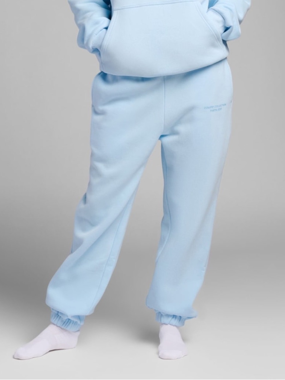 Comfrt Blue Pastel Sweatpants Cuffed